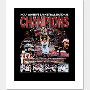 South Carolina Women's Basketball 2024 National Champions Posters and Art